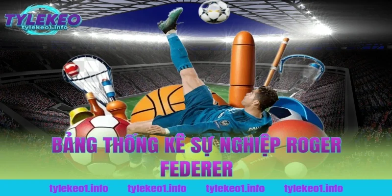 Bảng Thống Kê Sự Nghiệp Roger Federer Tại Tỷ Lệ Kèo